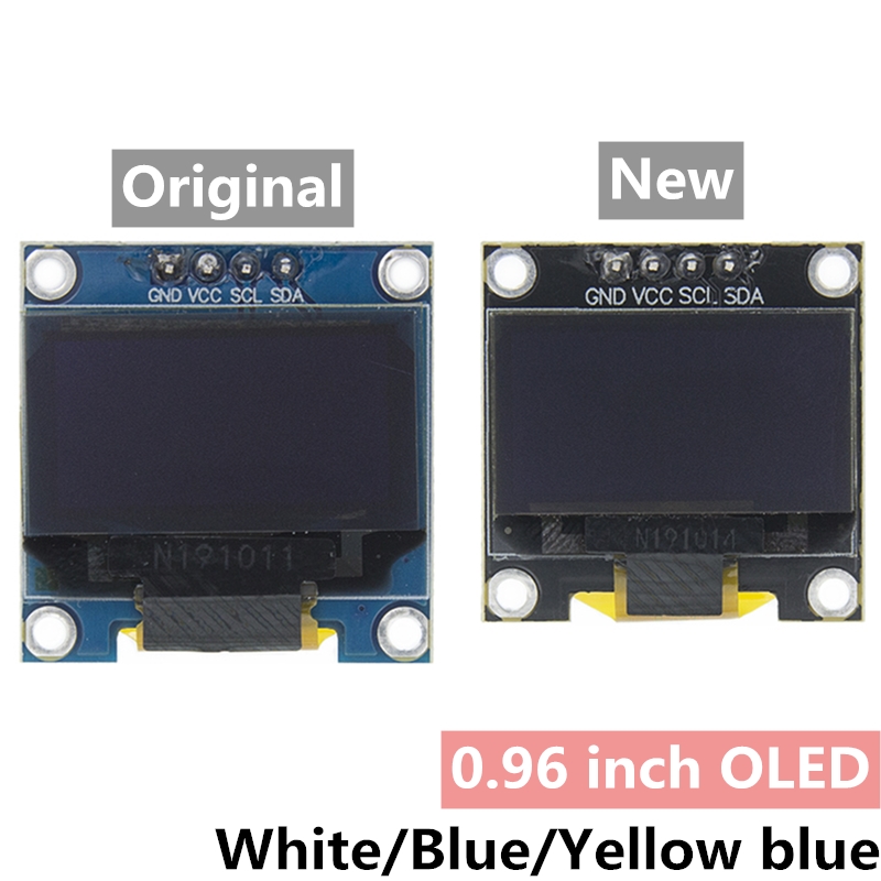 Ssd1306 - 0.96 pouces IIC série 4pin blanc/bleu/jaune