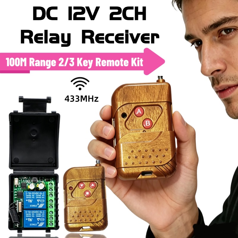 Ir Remote Module - Module de relais 2 canaux 433,92