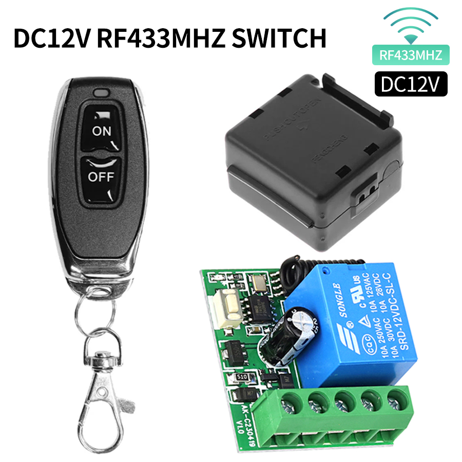Ir Remote Module - 433MHz bricolage commutateur sans fil DC12V