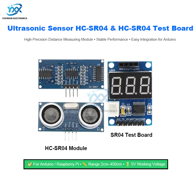 Ultrasonic Sensor Hc-Sr04 - Capteur à ultrasons HC-SR04 HCSR04, Module