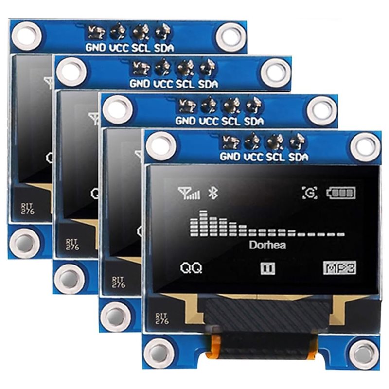 Ssd1306 - Module d'affichage OLED A37T-4Pcs, 0.96 pouces,