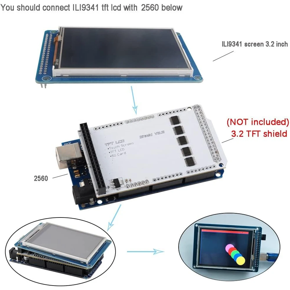 Module d’écran LCD TFT de 3,2  - Ili9341 avis et prix