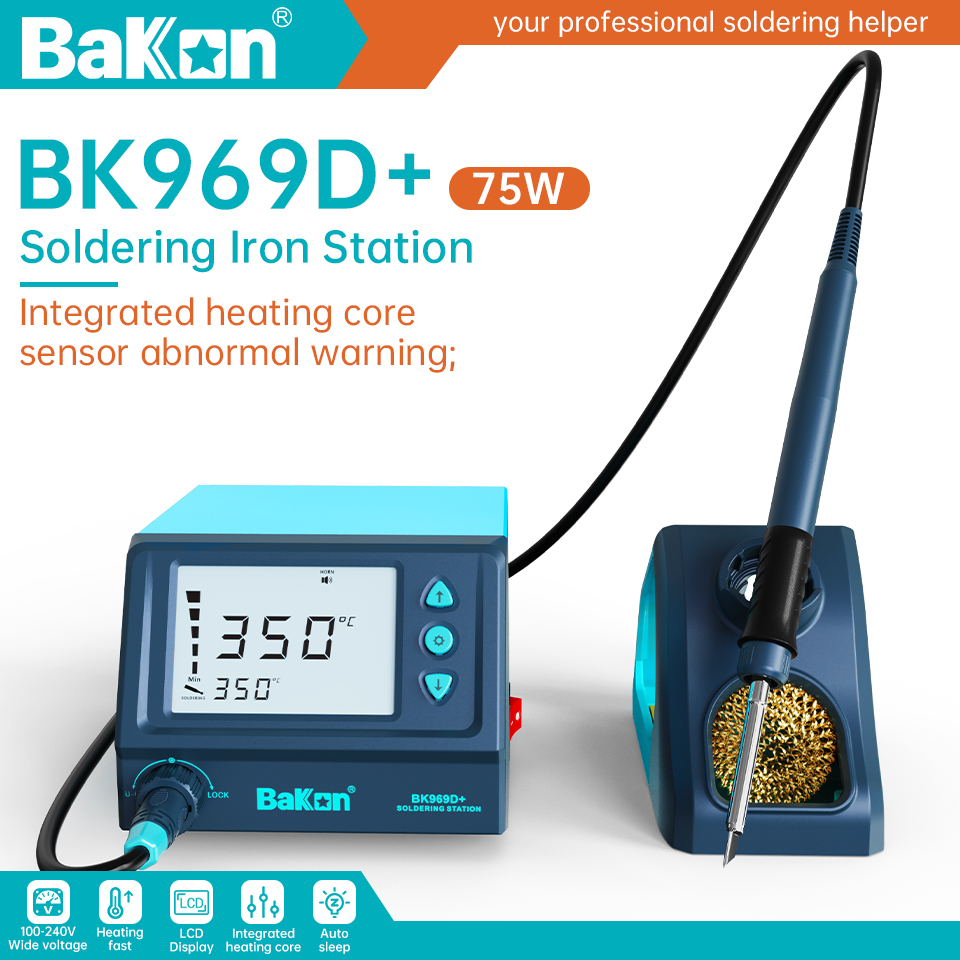 Bakon 75W BK969D + Station De  - Soldering Iron Temperature Probe avis et prix