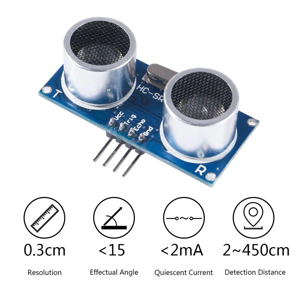 5 modules à ultrasons, capteur - Ultrasonic Sensor Hc-Sr04 avis et prix