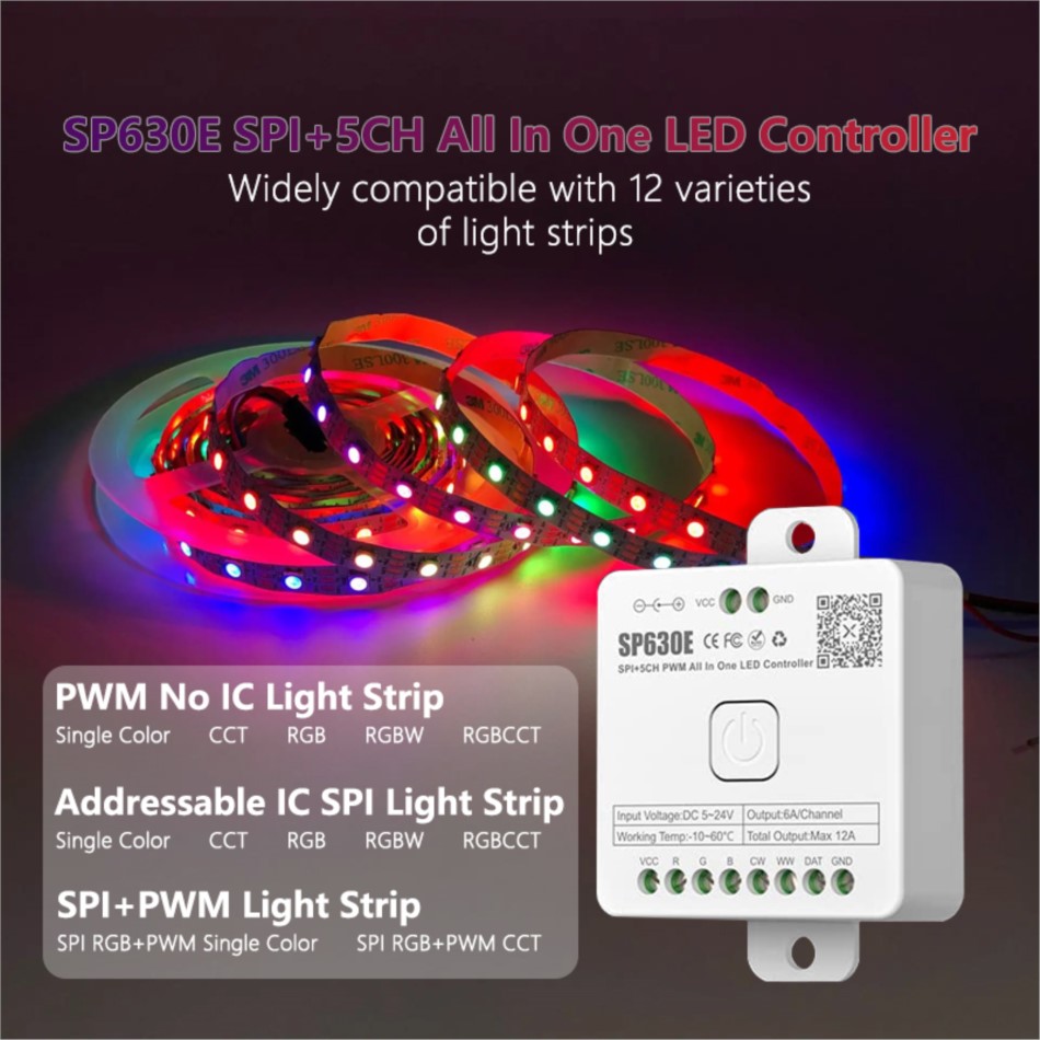 Contrôleur LED Bluetooth intel - Ws2812B Strip 5V avis et prix