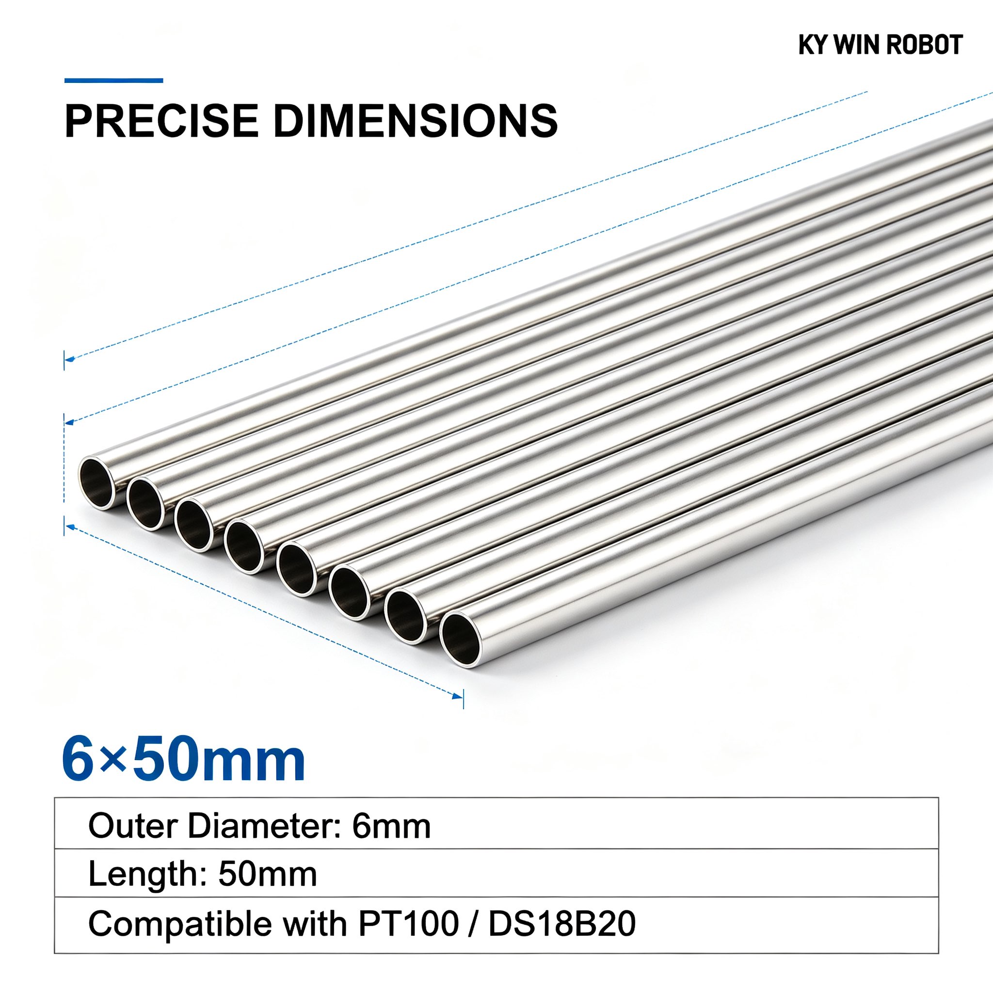 10 pièces, tube de protection  - Ds18B20 avis et prix