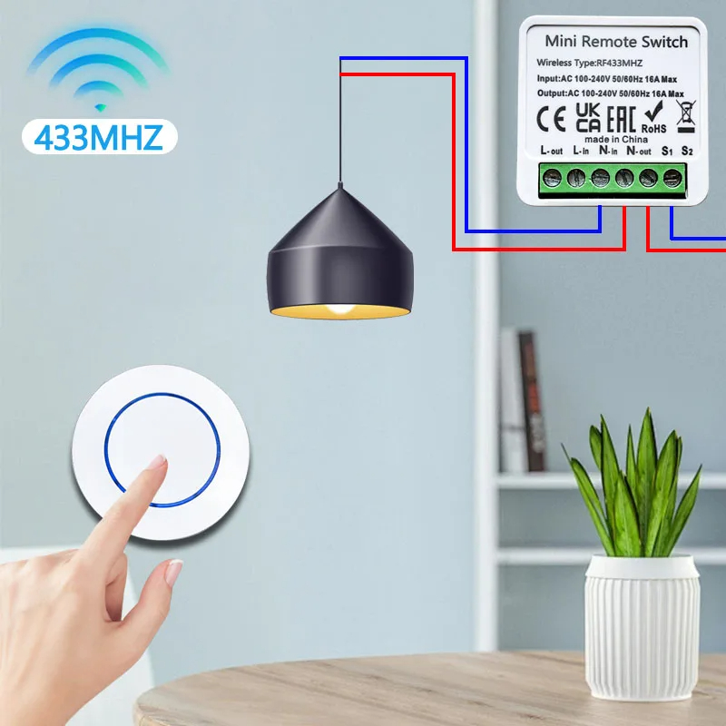 Interrupteur sans fil 433 MHz, - Ir Remote Module avis et prix