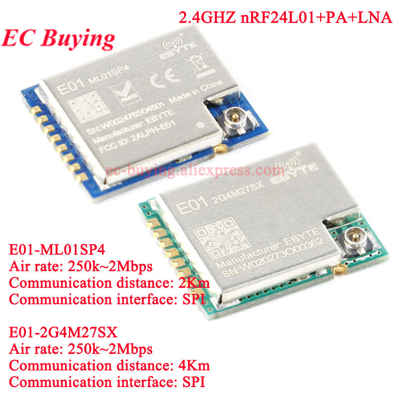 Module sans fil Wifi E01-2G4M2 - Nrf24L01 avis et prix
