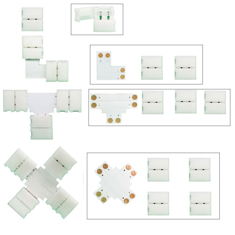 Connecteurs L / T / X 10mm 2/3 - Ws2812B avis et prix