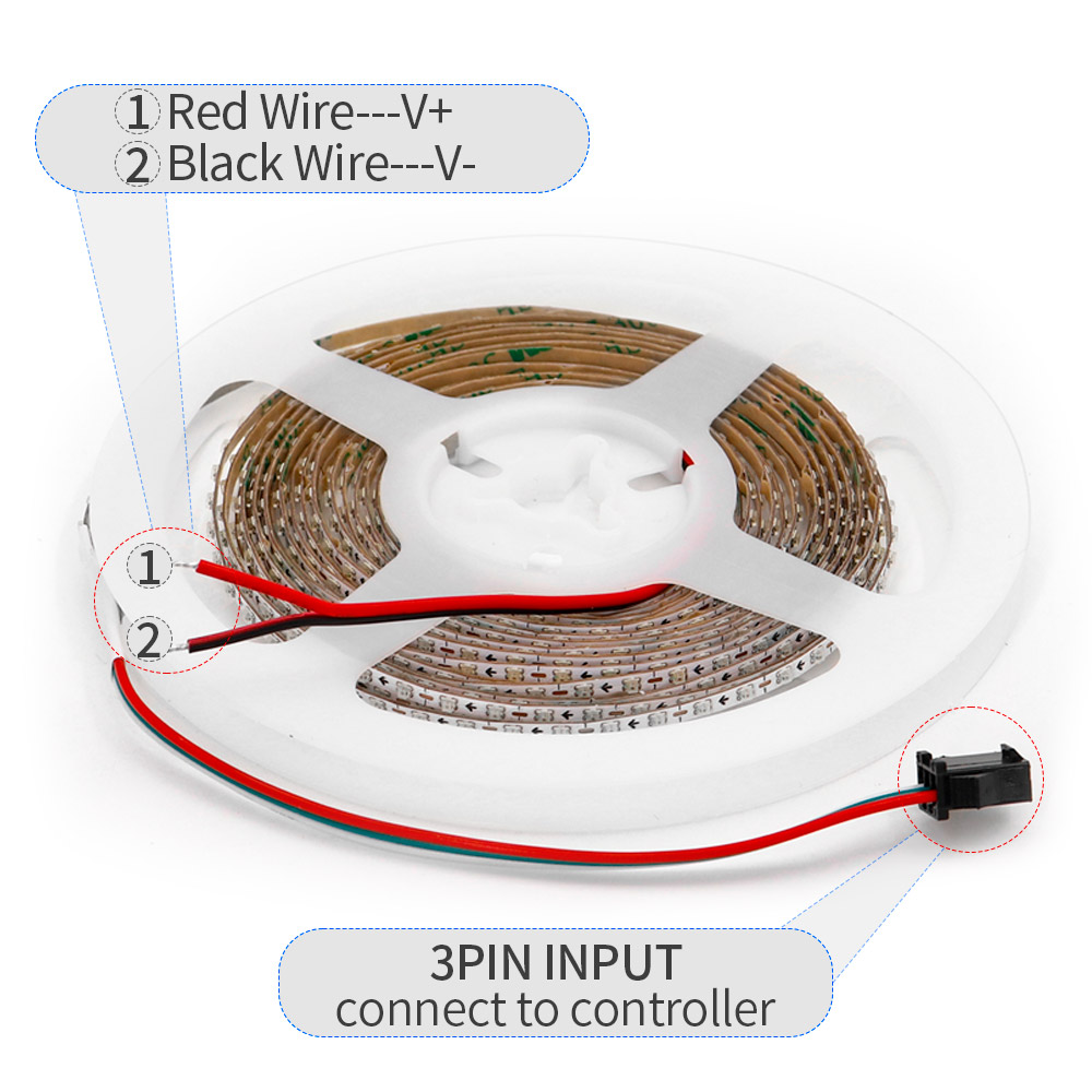 Bande LED WS2812B de 2,7 mm, P - Ws2812B Strip 5V avis et prix