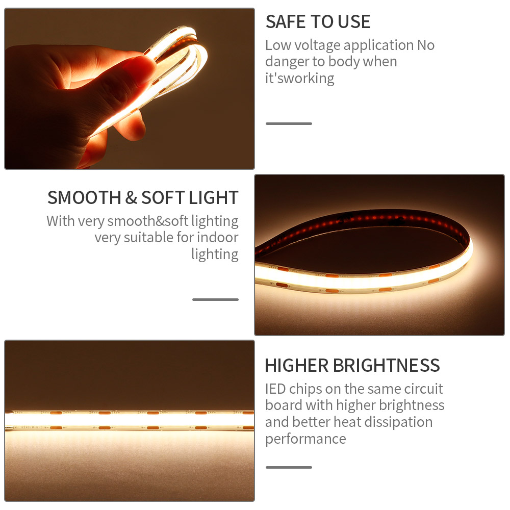 Bande lumineuse LED COB CCT FO - Ws2812B Strip 5V avis et prix