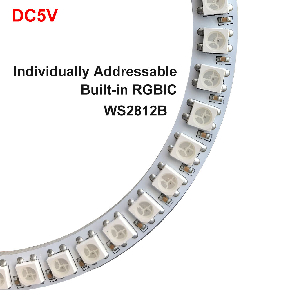 DC5V 12V WS2812B SK6812 Luces  - Ws2812B Strip 5V avis et prix
